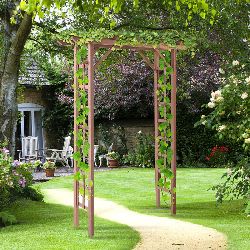 Outsunny Wood Arbor & Reviews Wayfair